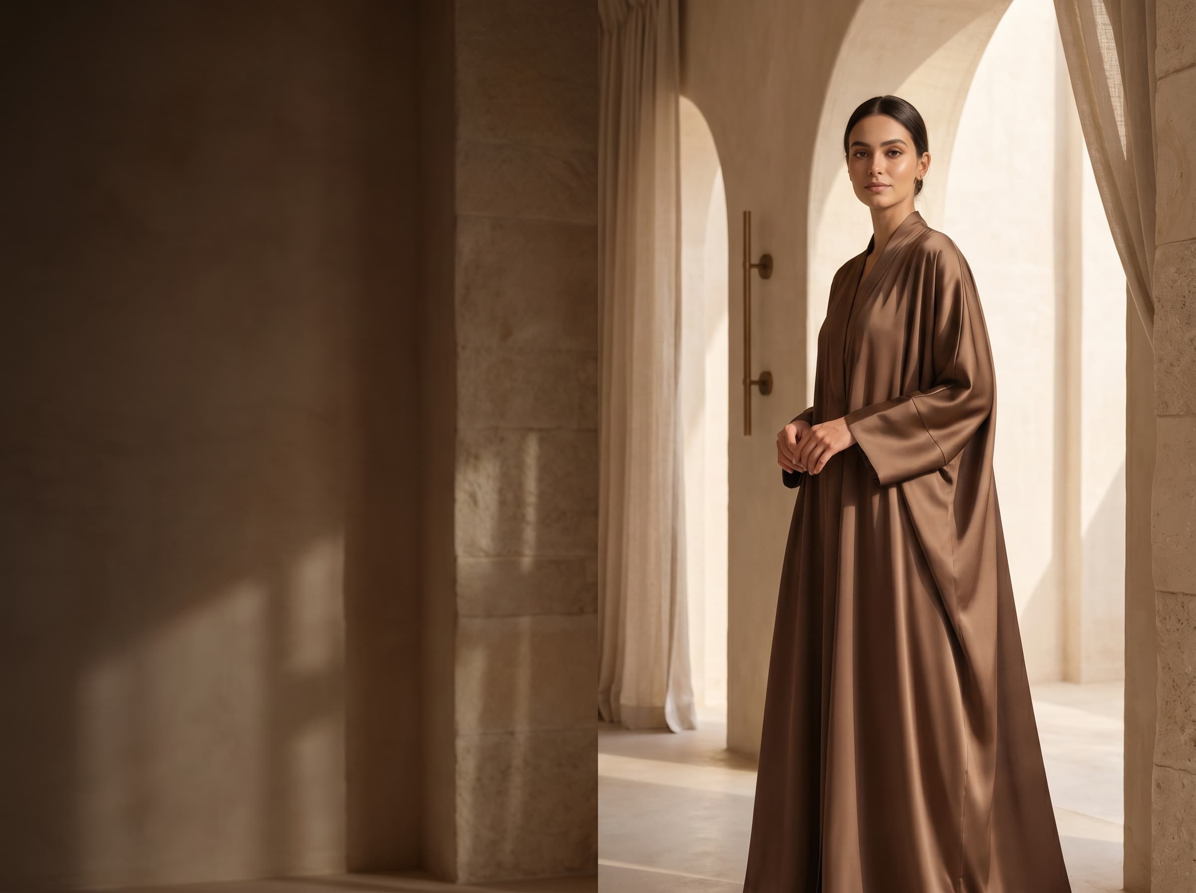 Meraa modest fashion campaign generated from a product idea